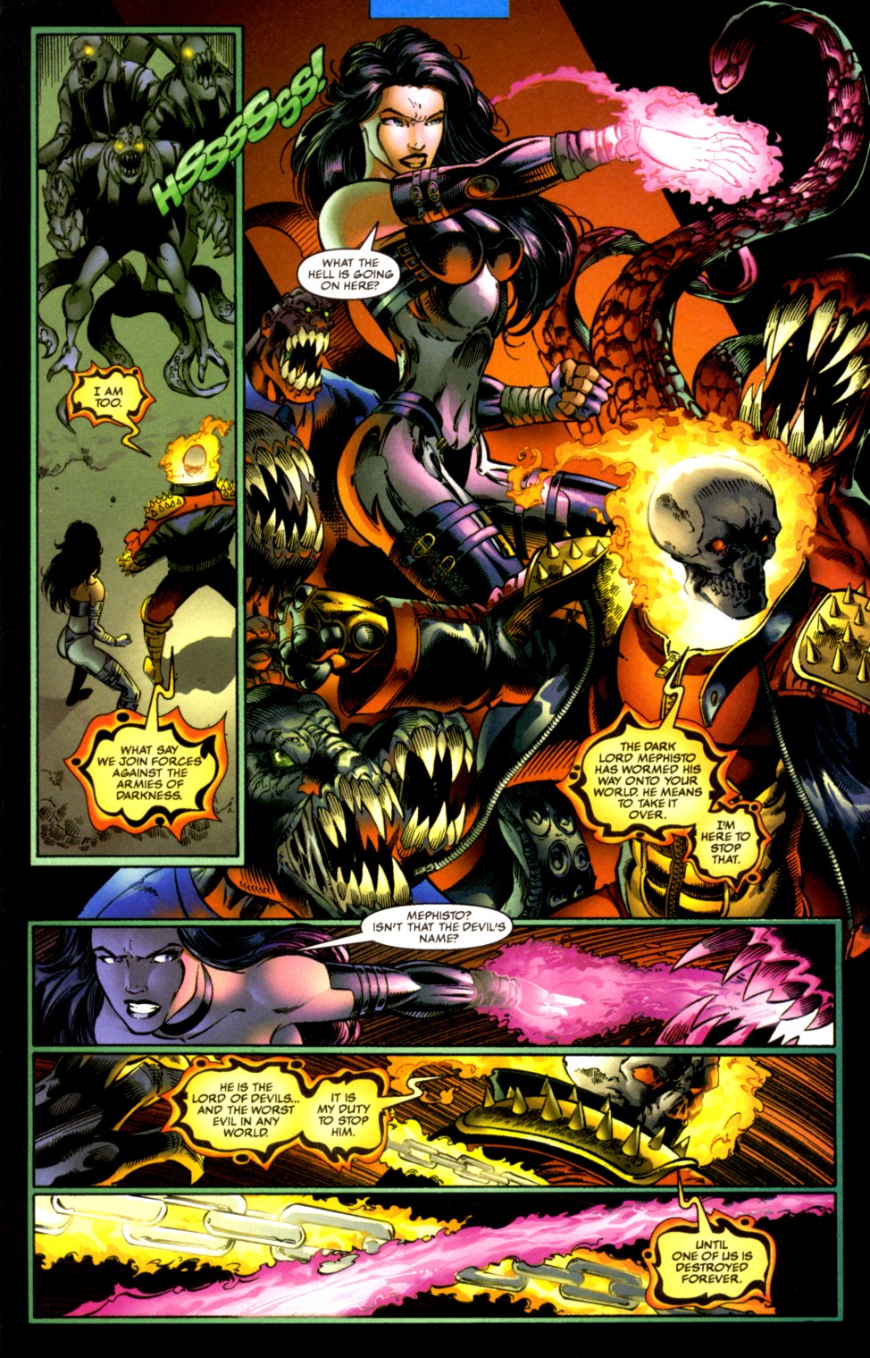 Read online Cyblade/Ghost Rider comic -  Issue # Full - 19
