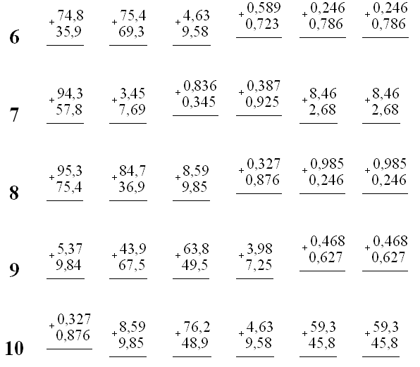 Карточки сложение вычитание десятичных дробей 5 класс. Сложение и вычитание десятичных дробей примеры. Сложение вычитание умножение и деление десятичных дробей. Сложение десятичных дробей задания. Десятичные дроби 5 класс тренажер.