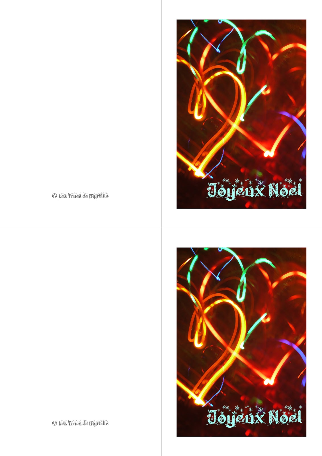 Les Trucs de Myrtille: Cartes de voeux à imprimer #2 (DIY)