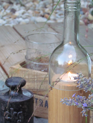 Meine rosarote Seite: Kerzenschein im Garten