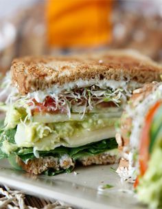 Whether you're vegetarian or not, this Ultimate Veggie Sandwich is so packed with flavor you won't even miss the meat! From the onion & chive shmear to the sprouts and crunchy seeds + all the veggies…