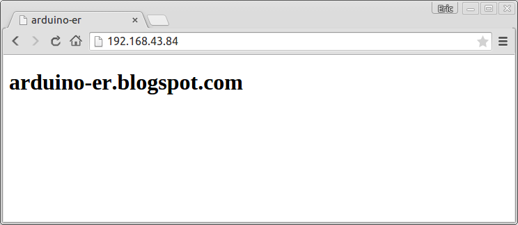 Arduino-er: Arduino + ESP8266 - a simpe web server response with HTML