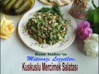 Mercimek Salatası Malzemeleri