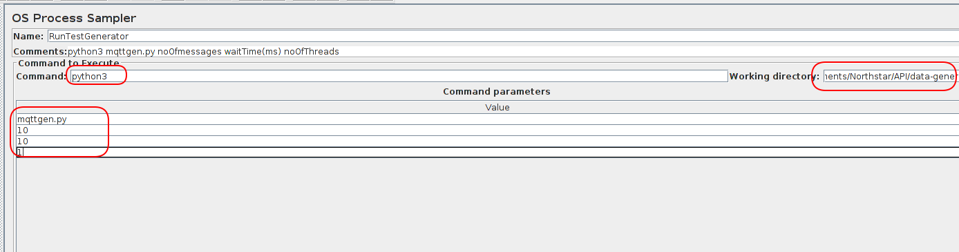command script from jmeter