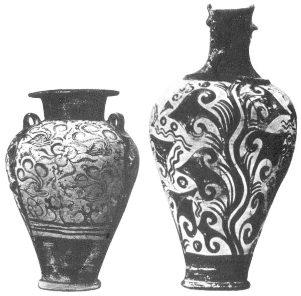 стиль камарес вазописи древней греции. вазы крита. минойская цивилизация керамика. минойская вазопись. керамика крита стиль камарес.