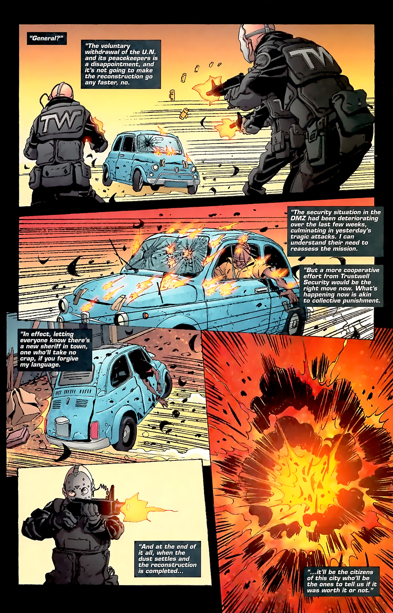 Read online DMZ (2006) comic -  Issue #16 - 11