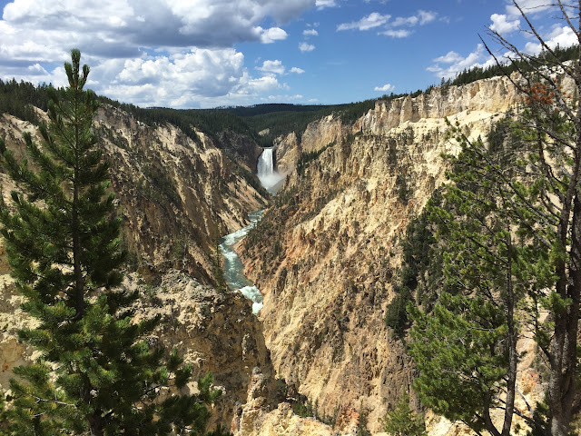 Artist Point, Yellowstone, waterfalls