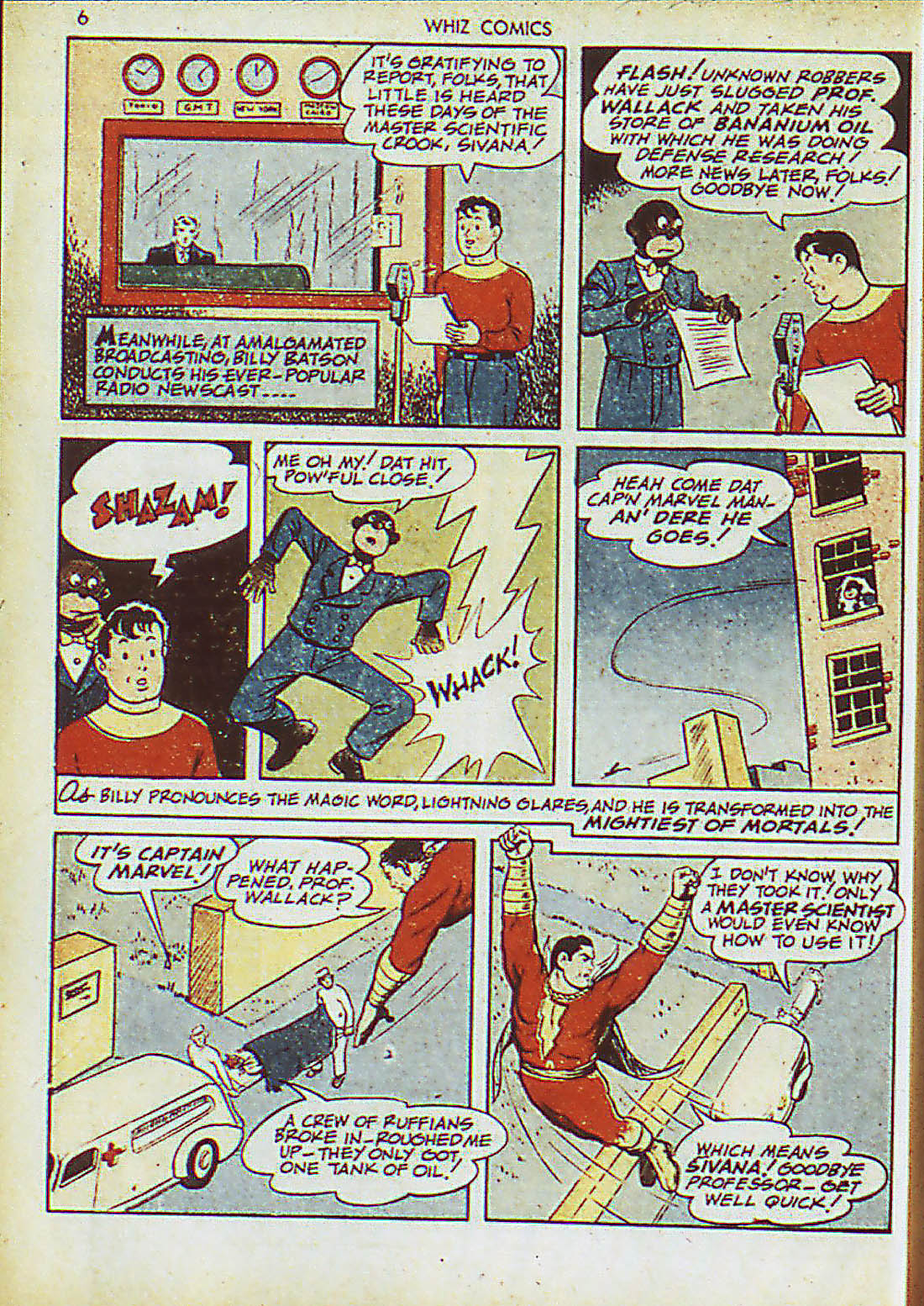 Read online WHIZ Comics comic -  Issue #31 - 6