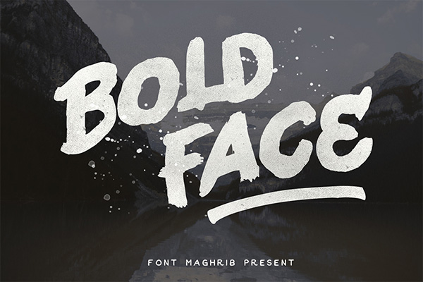 Download Gratis Font Terbaru September 2015 - Bold Face Typeface
