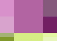 Контрастная (комплиментарная) палитра модные популярные цвета весна 2014 Pantone палитры бисероплетение украшения