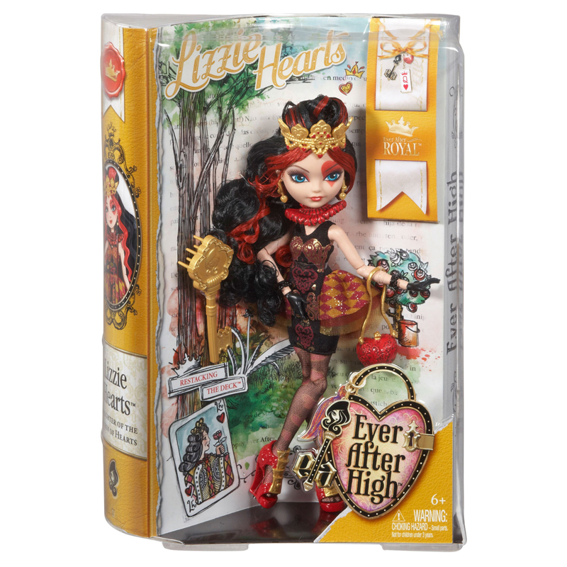 Ever After High LIZZIE HEARTS Spring Unsprung Book Playset with Doll NEW