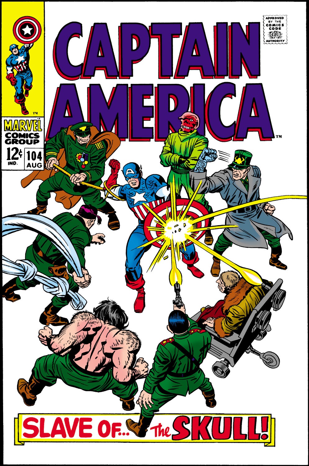 Read online Captain America (1968) comic -  Issue #104 - 1
