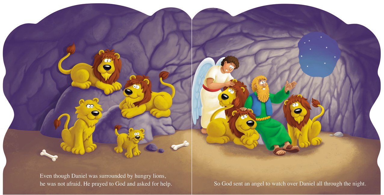 Kids Bible Stories Kids Bible Story Of Daniel In The Lions Den Images ...