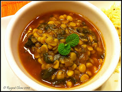 dal chana whole spinach