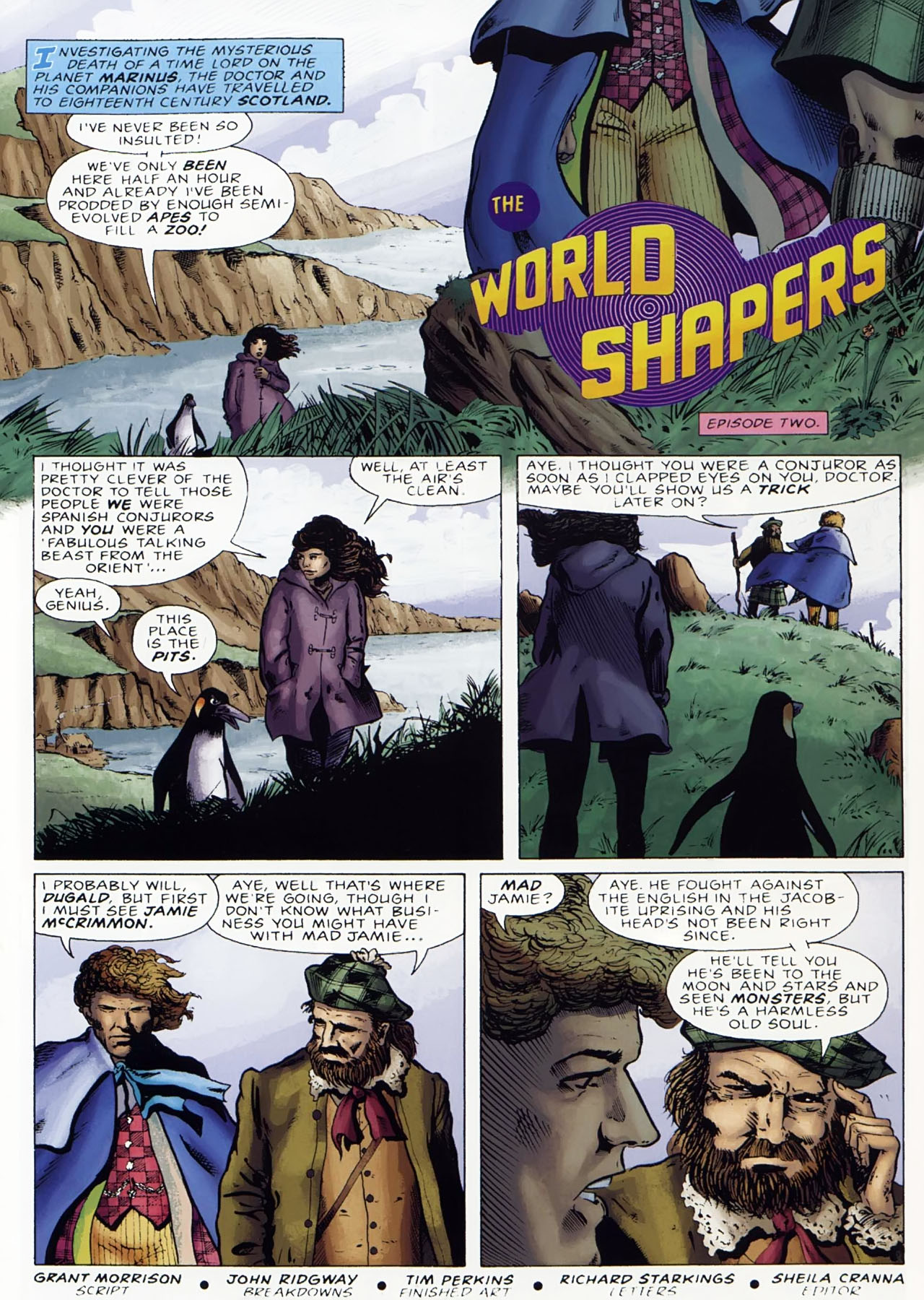 Read online Grant Morrison's Doctor Who comic -  Issue #2 - 9