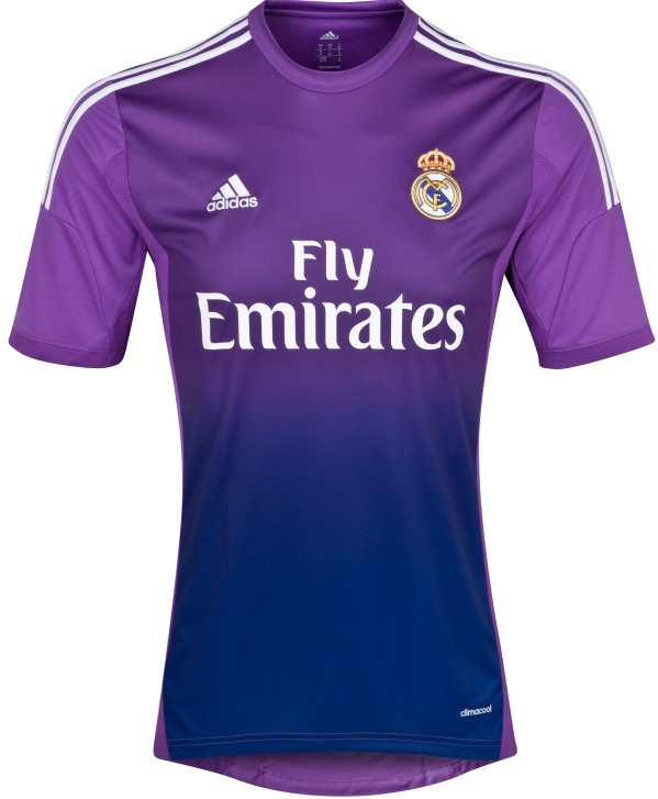 Camiseta titular Adidas del portero del Real Madrid 2013-14