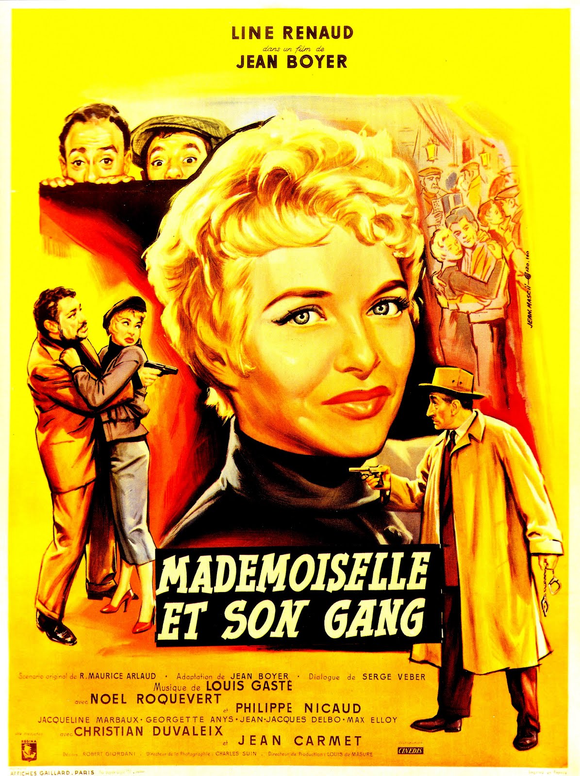 Mademoiselle et son gang (1956) Jean Boyer - Mademoiselle et son gang (05.11.1956 / 10.12.1956)