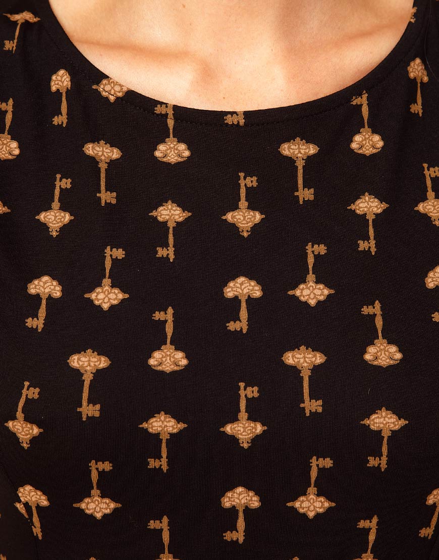 Fashion For Linda Oasis Key Print Dress and Key Heart Print Dress