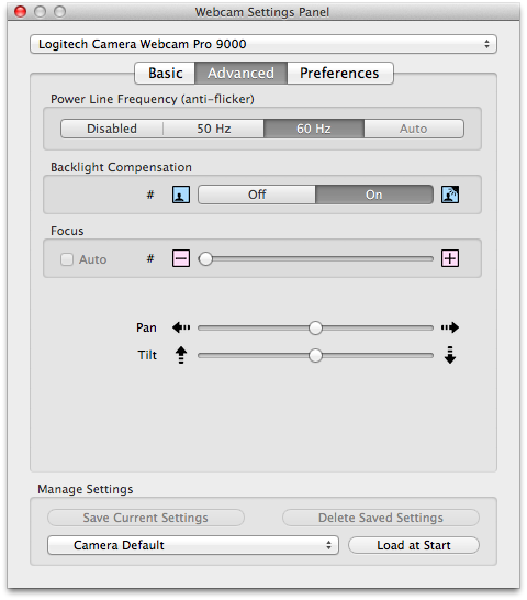 niveau strømper Aftale Mactaris: Logitech Webcam Pro 9000 on Mac OS X