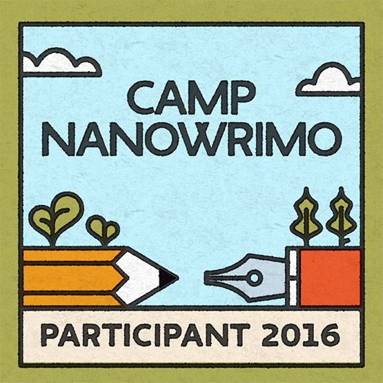 I'm participating in Camp NaNoWriMo 2016!