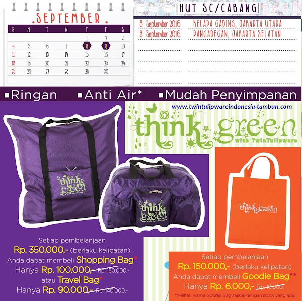 Promo Think green | September 2016 Promo Think green | September 2016