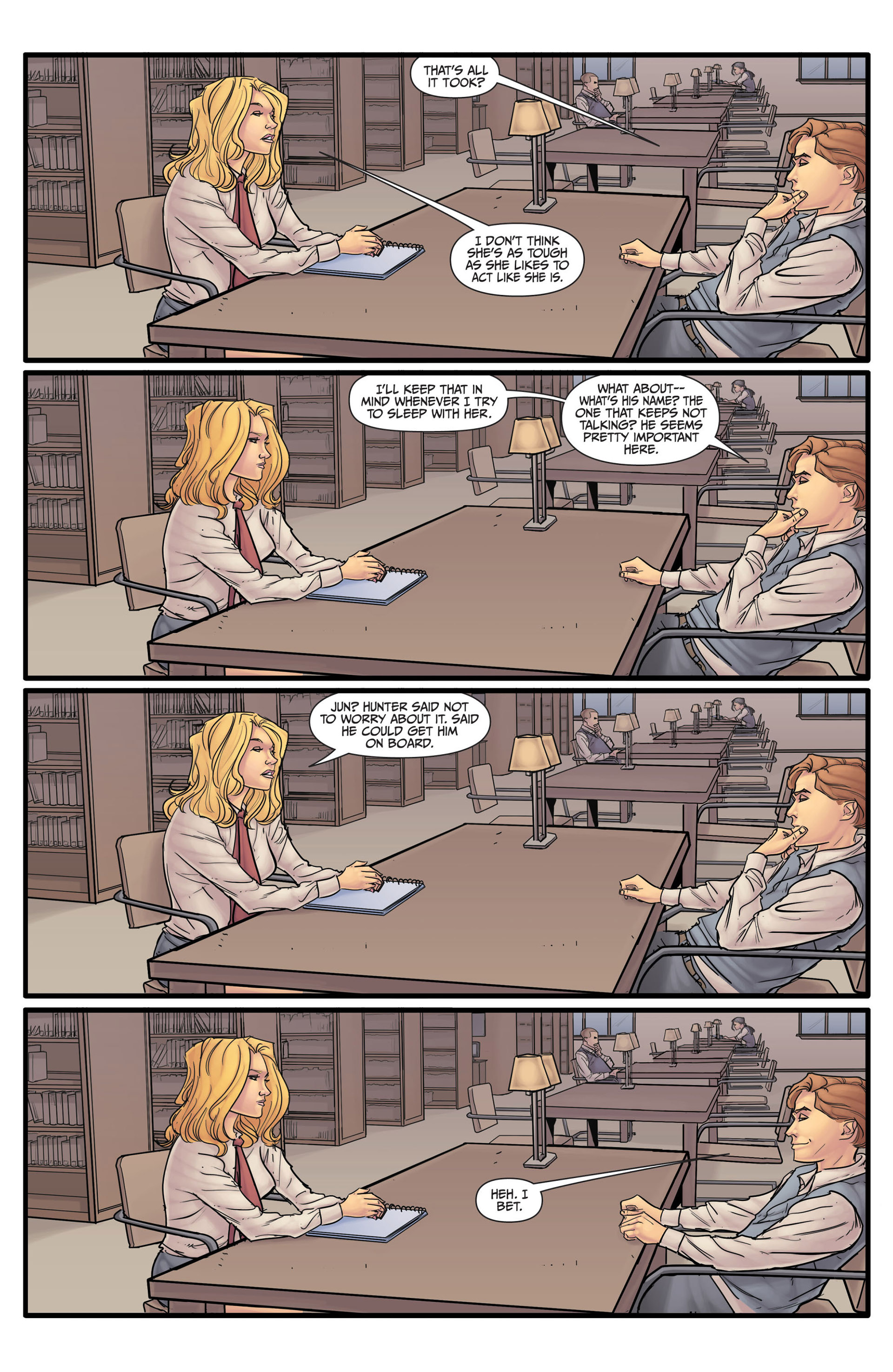 Read online Morning Glories comic -  Issue # _TPB 1 - 114