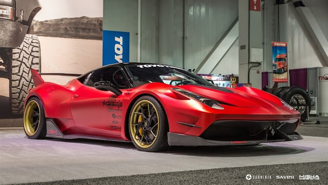 米国の「ミーシャデザイン」がフェラーリ458イタリアをFXX Kっぽくカスタム。
