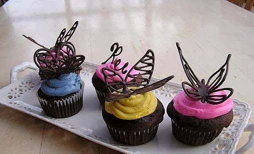 Borboletas de chocolate