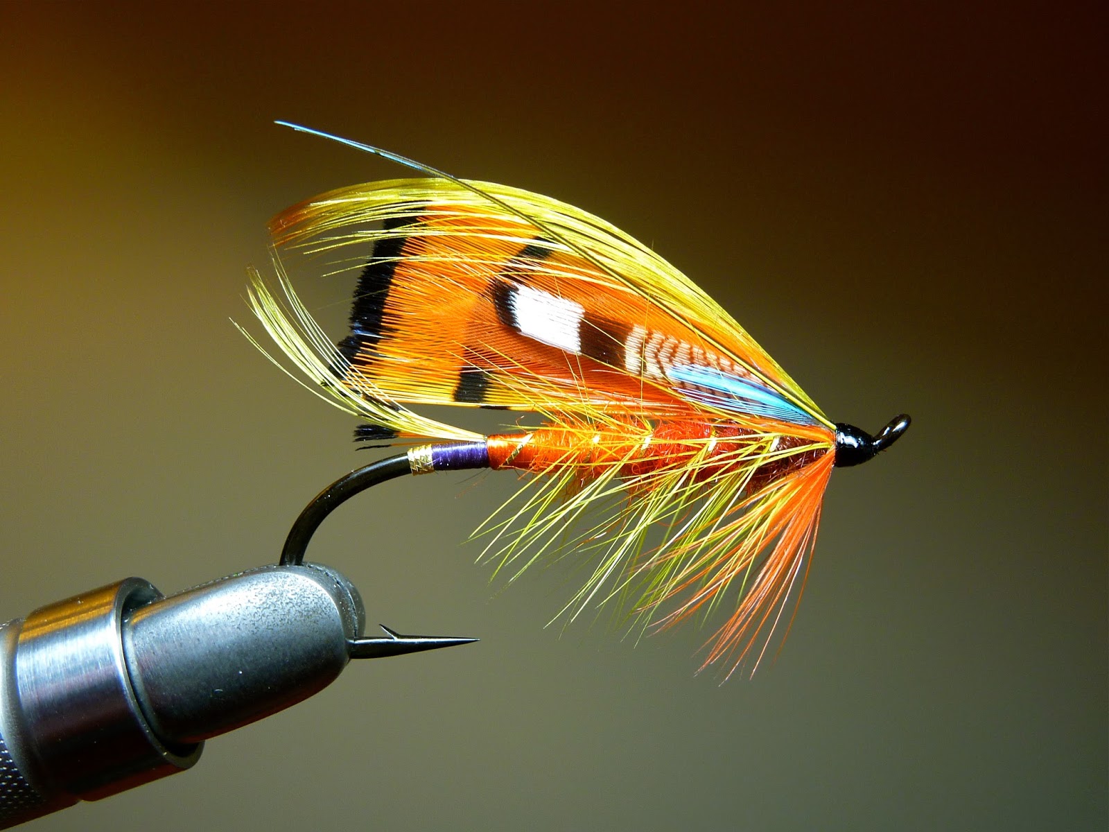 Atlantic Salmon Flies Orange Parson
