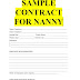 Nanny contract template word for free