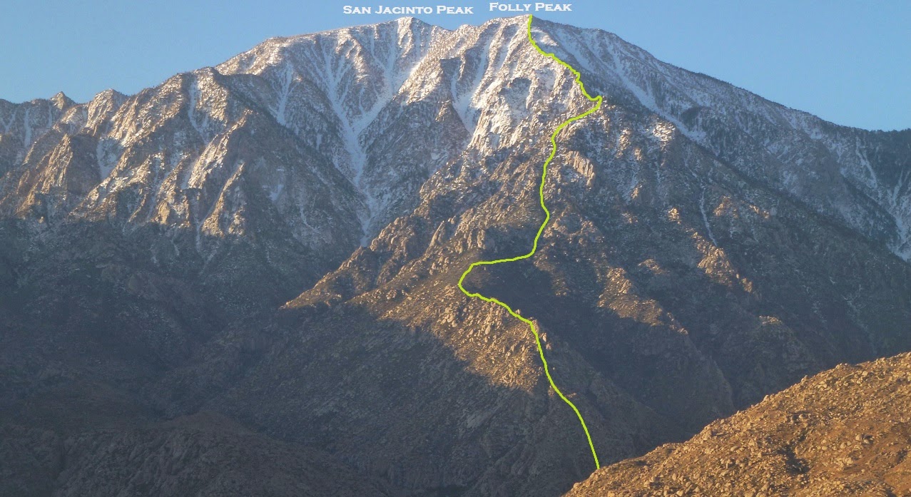 Hiking and Climbing Adventures Folly Ridge North Mt San Jacinto + Cima