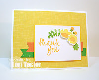 Floral Thank You card-designed by Lori Tecler/Inking Aloud-stamps and dies from Avery Elle