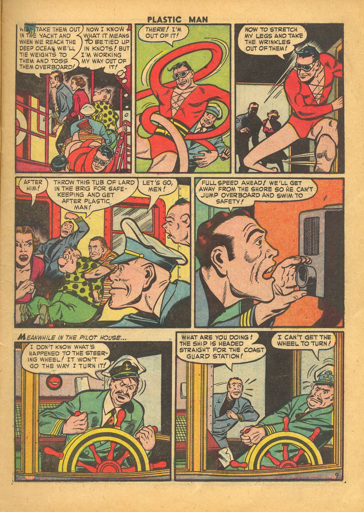 Read online Plastic Man (1943) comic -  Issue #34 - 11