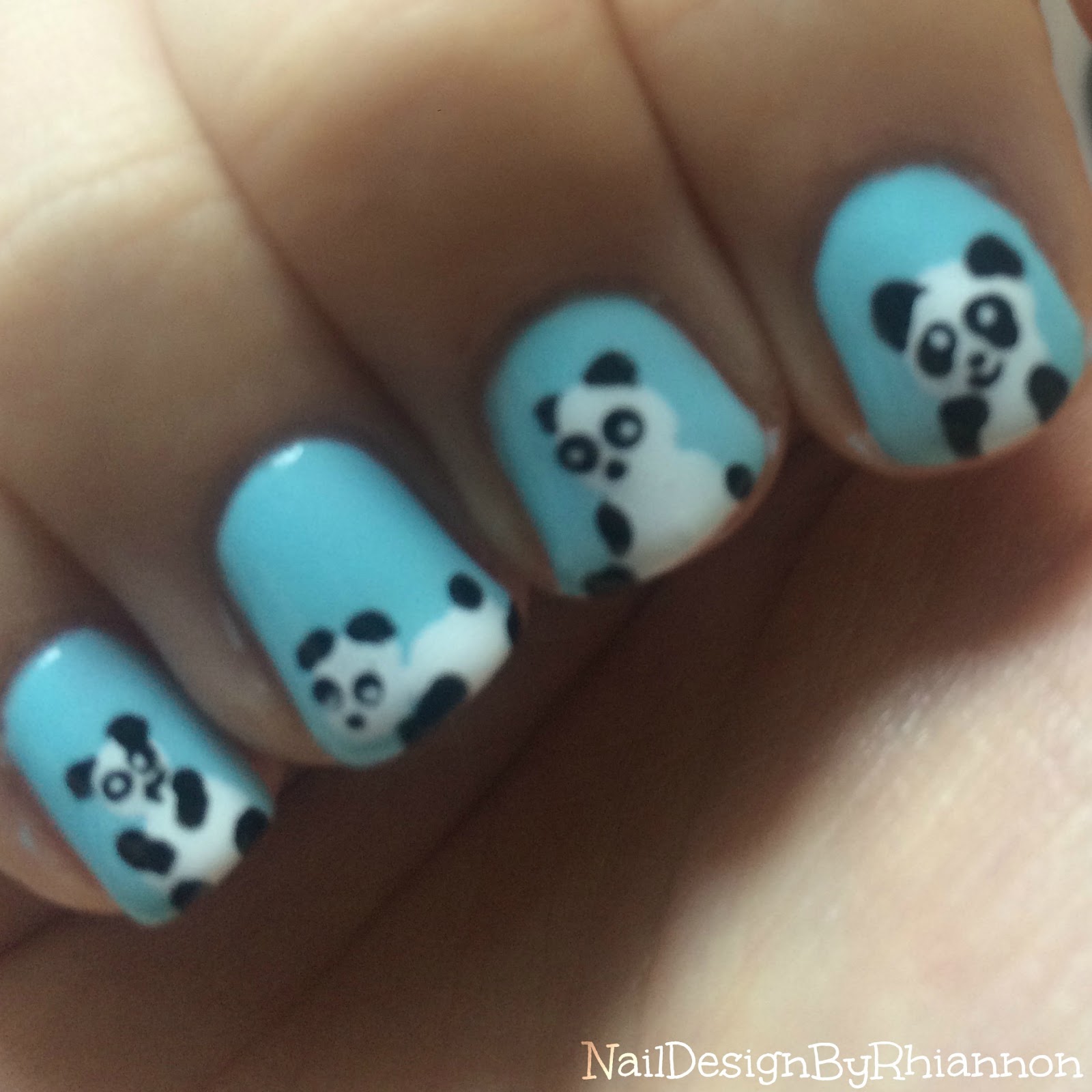 Nail Design By Rhiannon: Pandas