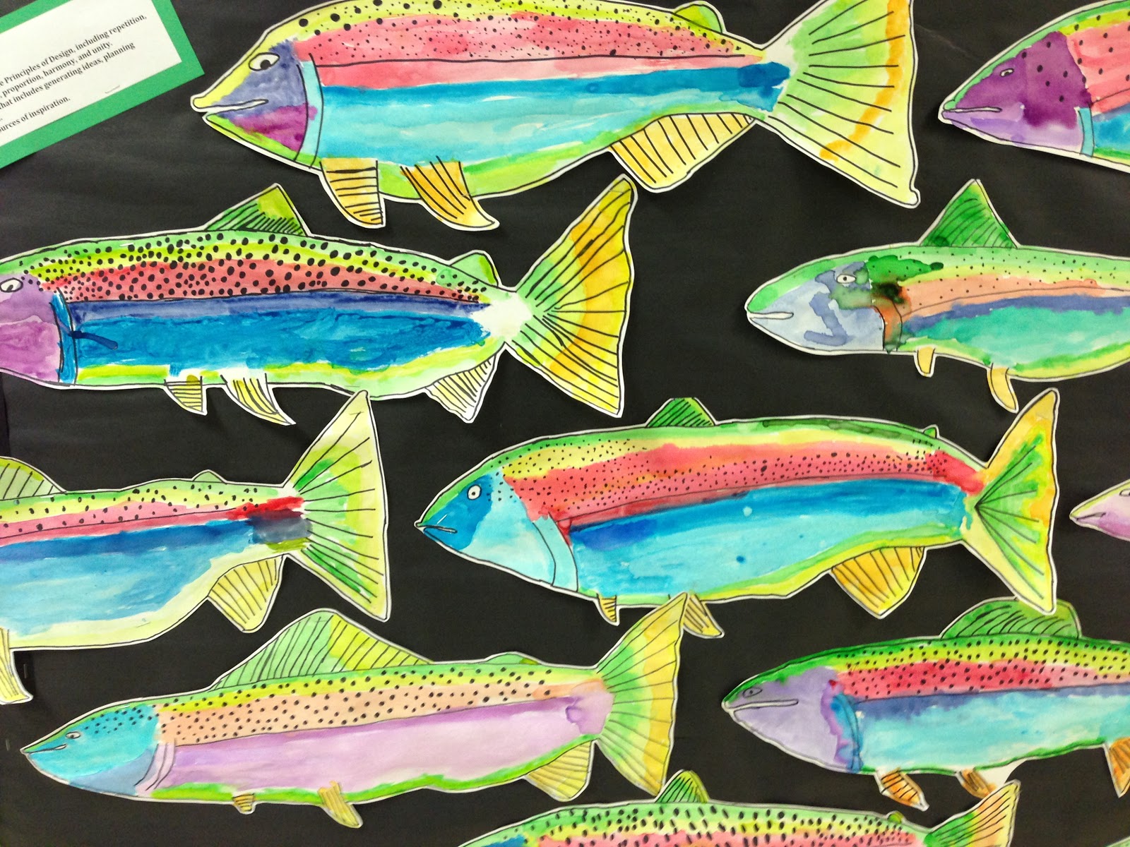 Apex Elementary Art: swimming along