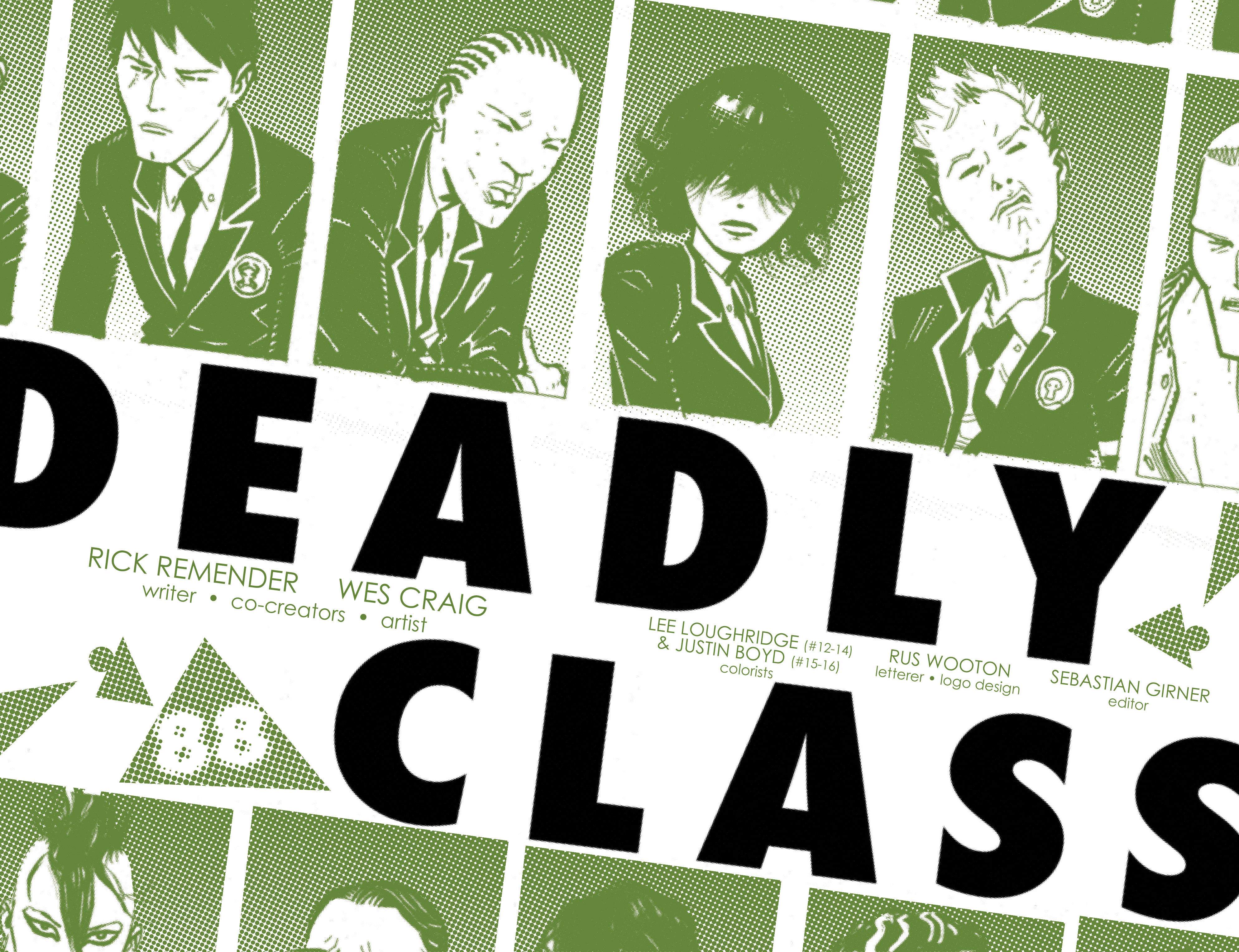 Read online Deadly Class comic -  Issue # _TPB 3 - 4