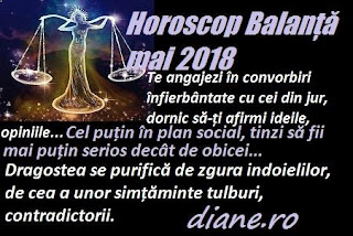 Horoscop mai 2018 Balanță 