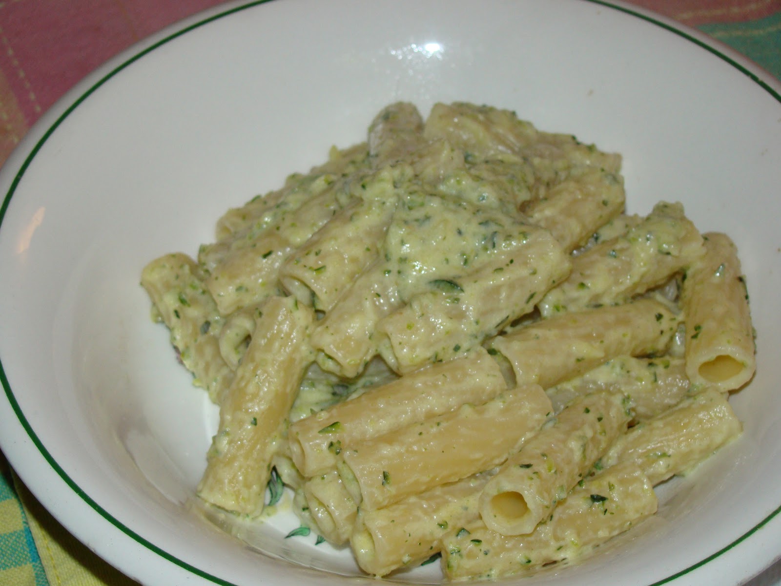 pasta con le zucchine e philadelphia
