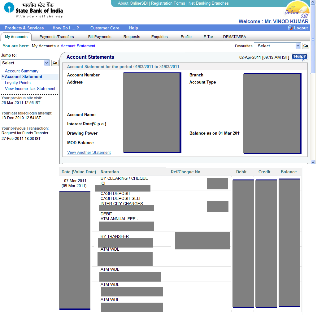 Bank Statement Accounting Education