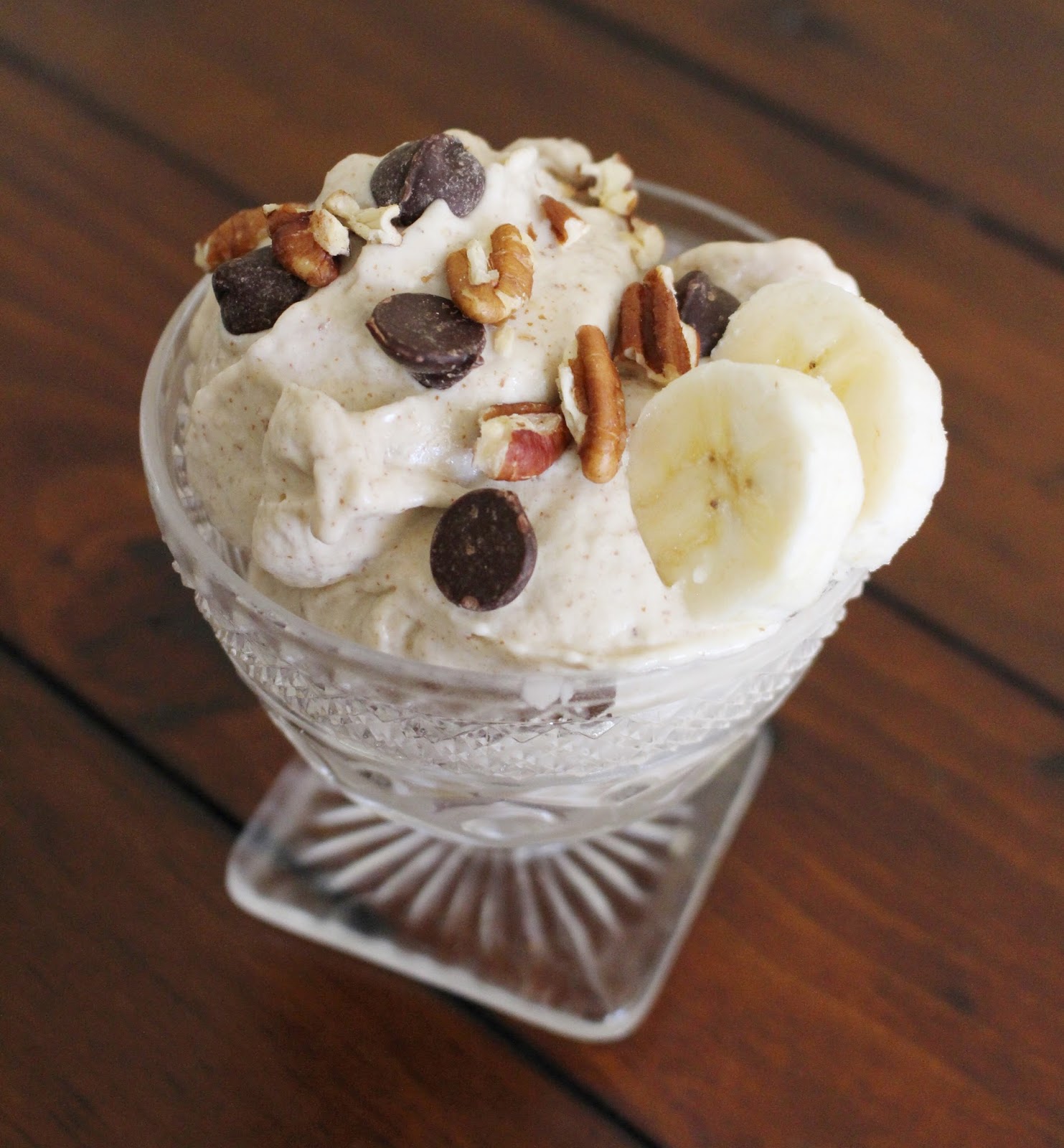 Sarah Jackson Banana Pecan Butter Ice Cream Vegan and Paleo