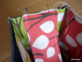 Sewing tutorial for making a reversible messenger bag