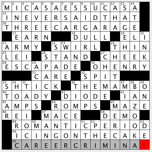 Rex Parker Does the NYT Crossword Puzzle PC Key / FRI 92217 / PC Key