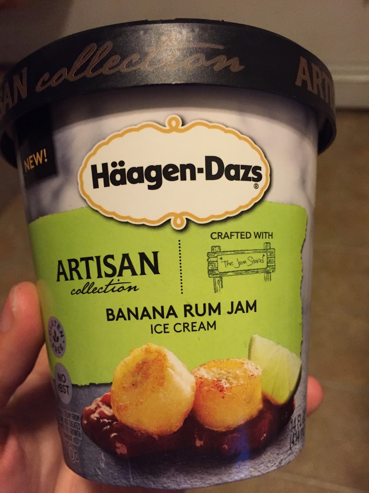 HaagenDazs Artisan Collection Banana Rum Jam