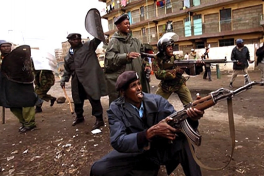 Kenyan Police force 