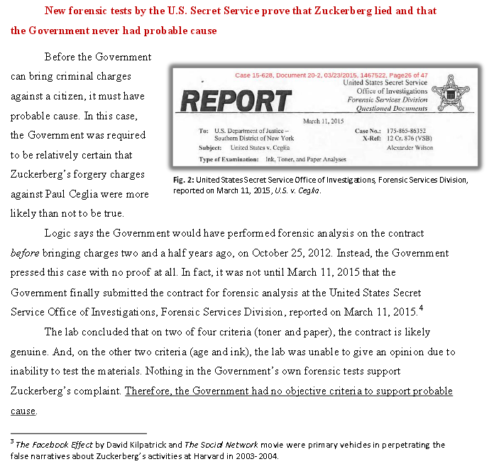 Click image to read entire press release by 'Friends of Paul Ceglia' group