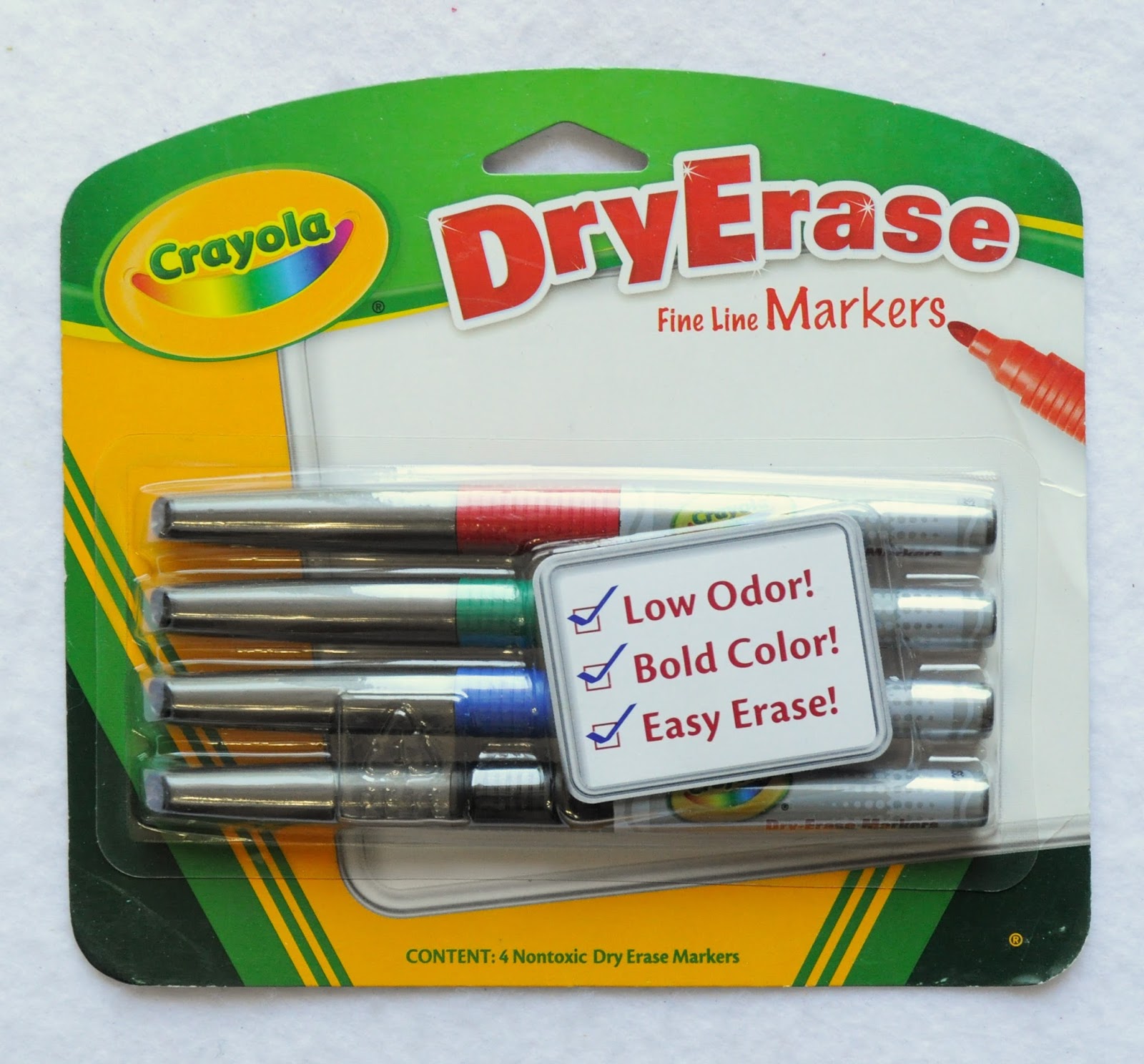 DryErase Fine Line Markers: What's Inside the Box