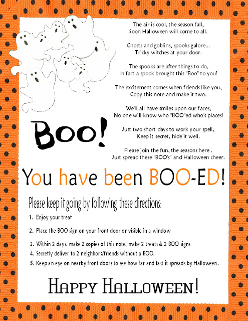 Download Gael's Crafty Treasures: You've Been Booed! (Boo your neighbors Free Printable)