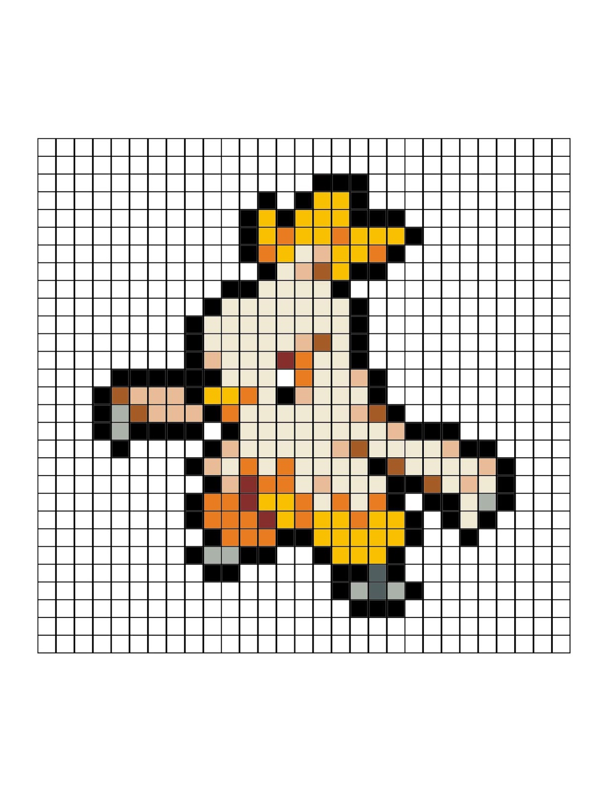 Frost�s Entertainment Pokemon Perler Bead Combusken