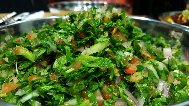 food blogger dubai saj & co tabbouleh salad