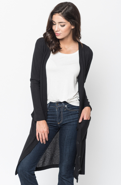 Shop For Everyday Maxi Cardigan Front Pockets And Full
